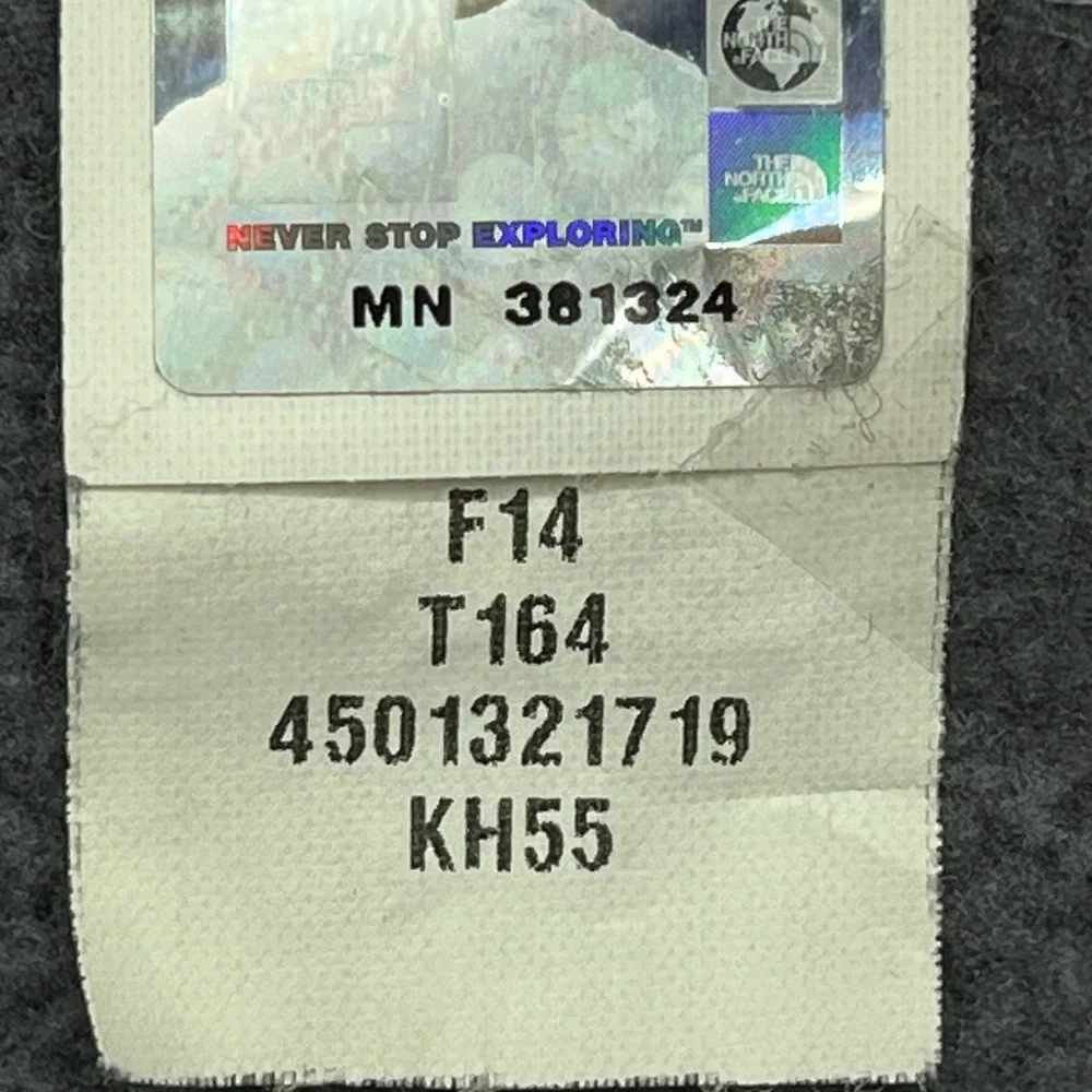 The North Face Men Jacket Gray Blue Polyester XL Full Zip T164 Gorpcore Outdoor